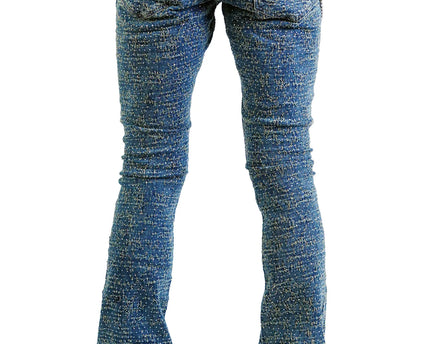 Focus "Lazered" Stacked Denim (Vintage Wash)