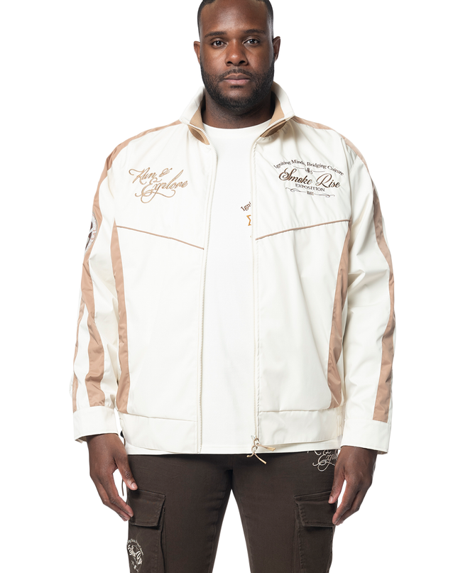 SR COLORBLOCK NYLON WINDBREAKER  (OJ24580B)