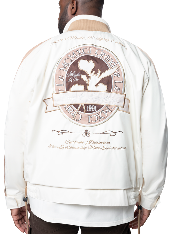 SR COLORBLOCK NYLON WINDBREAKER  (OJ24580B)