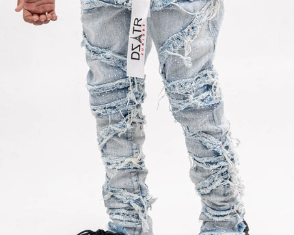 Boys STONE Stacked JEANS K-050