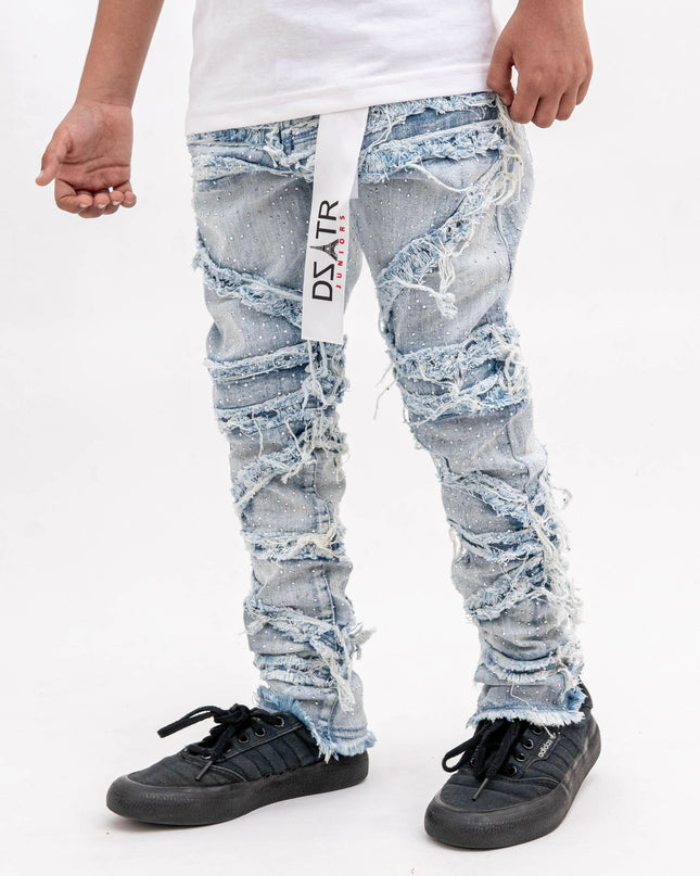 KIDS STONE SKINNY JEANS K-050