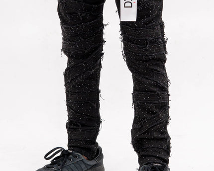 Boys STONE Stacked JEANS K-050