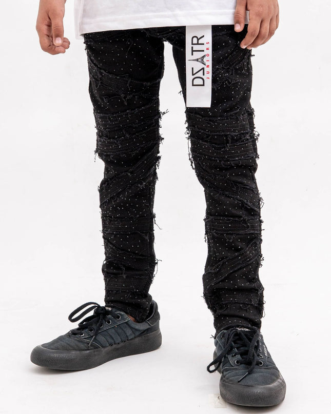 KIDS STONE SKINNY JEANS K-050