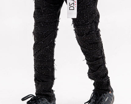 Boys STONE Stacked JEANS K-050