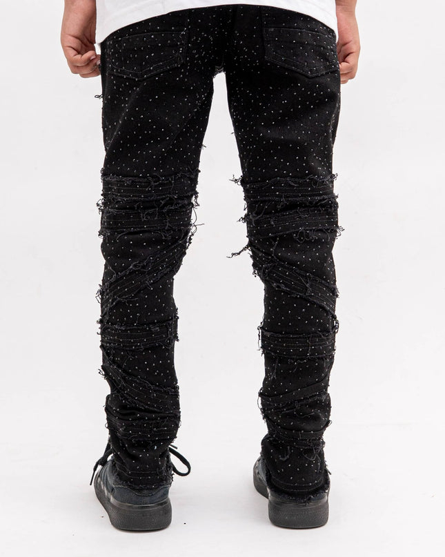 KIDS STONE SKINNY JEANS K-050