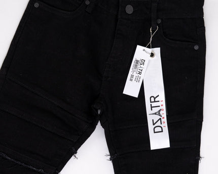Boys STACKED JEANS -  K-051 Jet Black