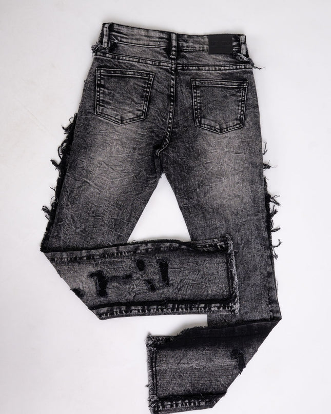 KIDS STACKED JEANS K-052