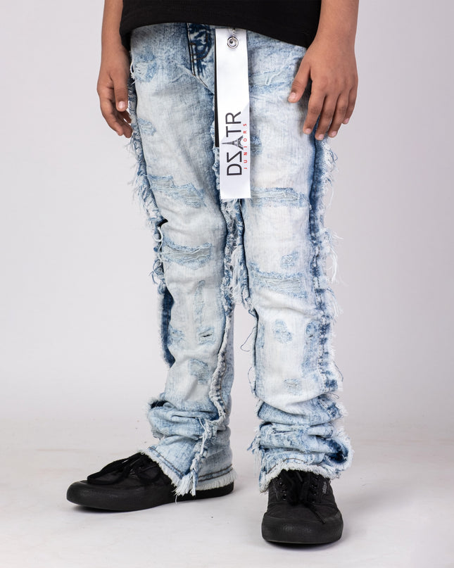 KIDS STACKED JEANS K-052
