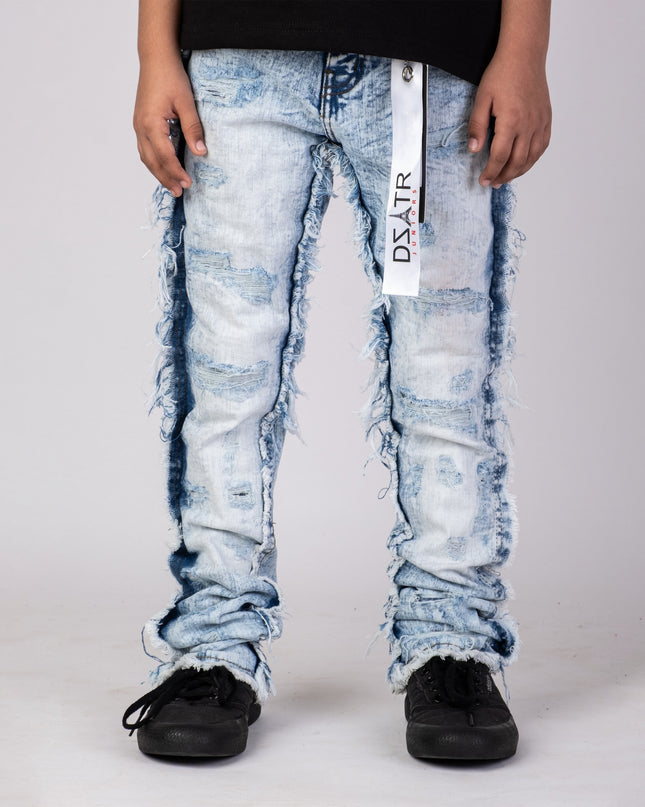 KIDS STACKED JEANS K-052