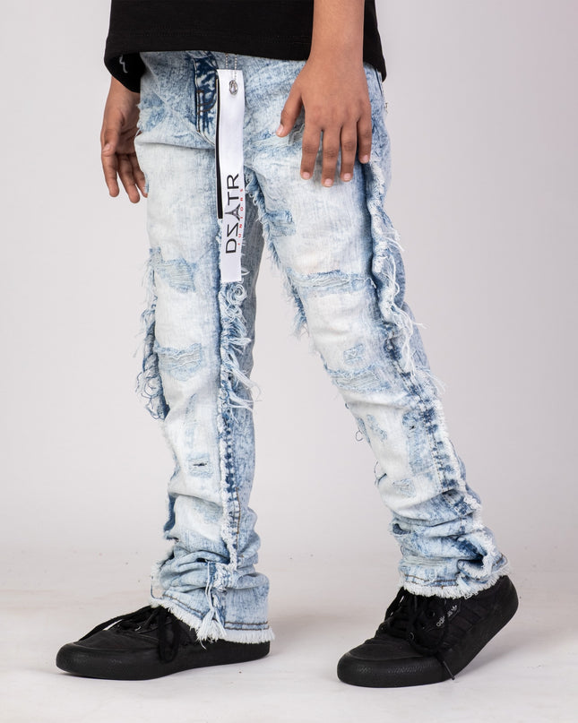 KIDS STACKED JEANS K-052