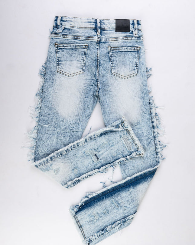 KIDS STACKED JEANS K-052
