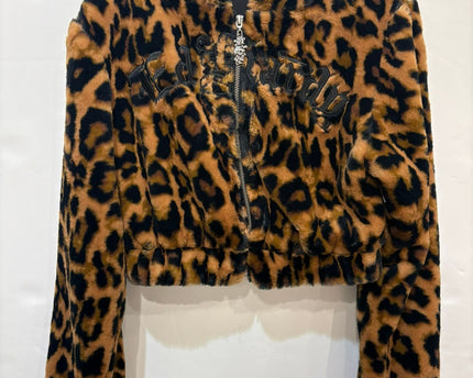 TIGER FLAME ZIP FRONT HOODIE