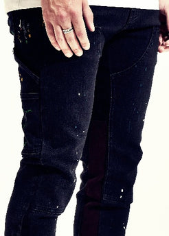 EMBELLISH HART DENIM