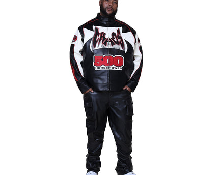 SR CHAOS PU RACING JACKET (OJ25688B)