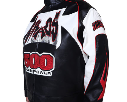 SR CHAOS PU RACING JACKET (OJ25688B)