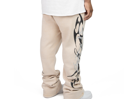 SR Fleece stacked pants Plus  FP25677B