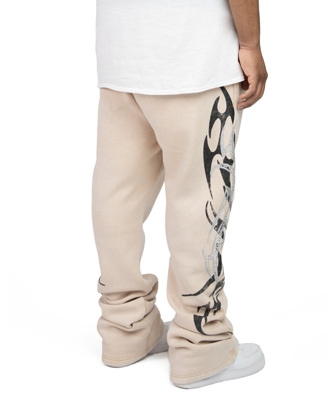 SR Fleece stacked pants Plus  FP25677B