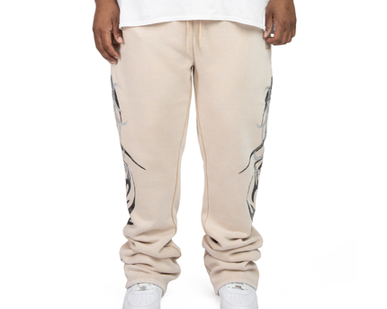 SR Fleece stacked pants Plus  FP25677B