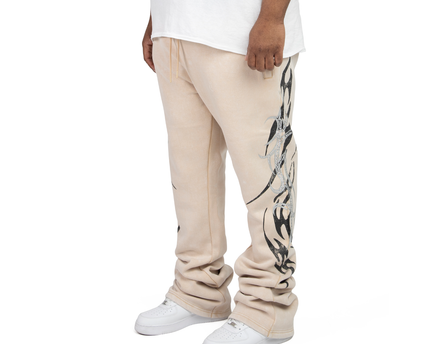 SR Fleece stacked pants Plus  FP25677B