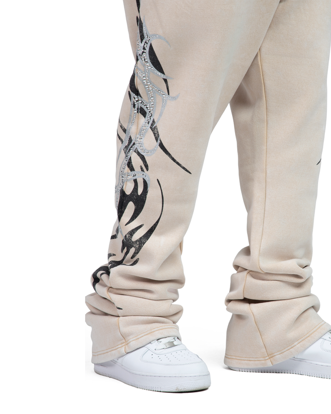 SR Fleece stacked pants Plus  FP25677B