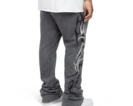 SR Fleece stacked pants Plus  FP25677B
