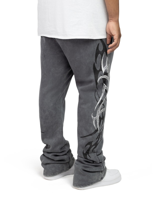 SR Fleece stacked pants Plus  FP25677B