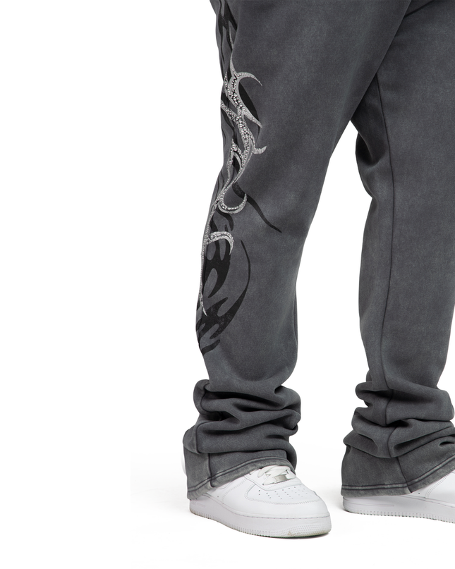 SR Fleece stacked pants Plus  FP25677B