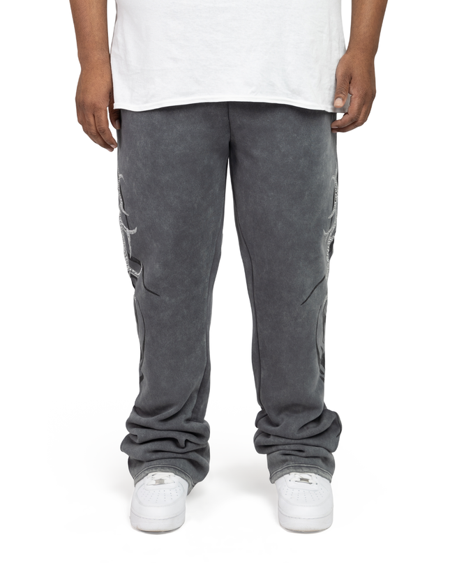 SR Fleece stacked pants Plus  FP25677B